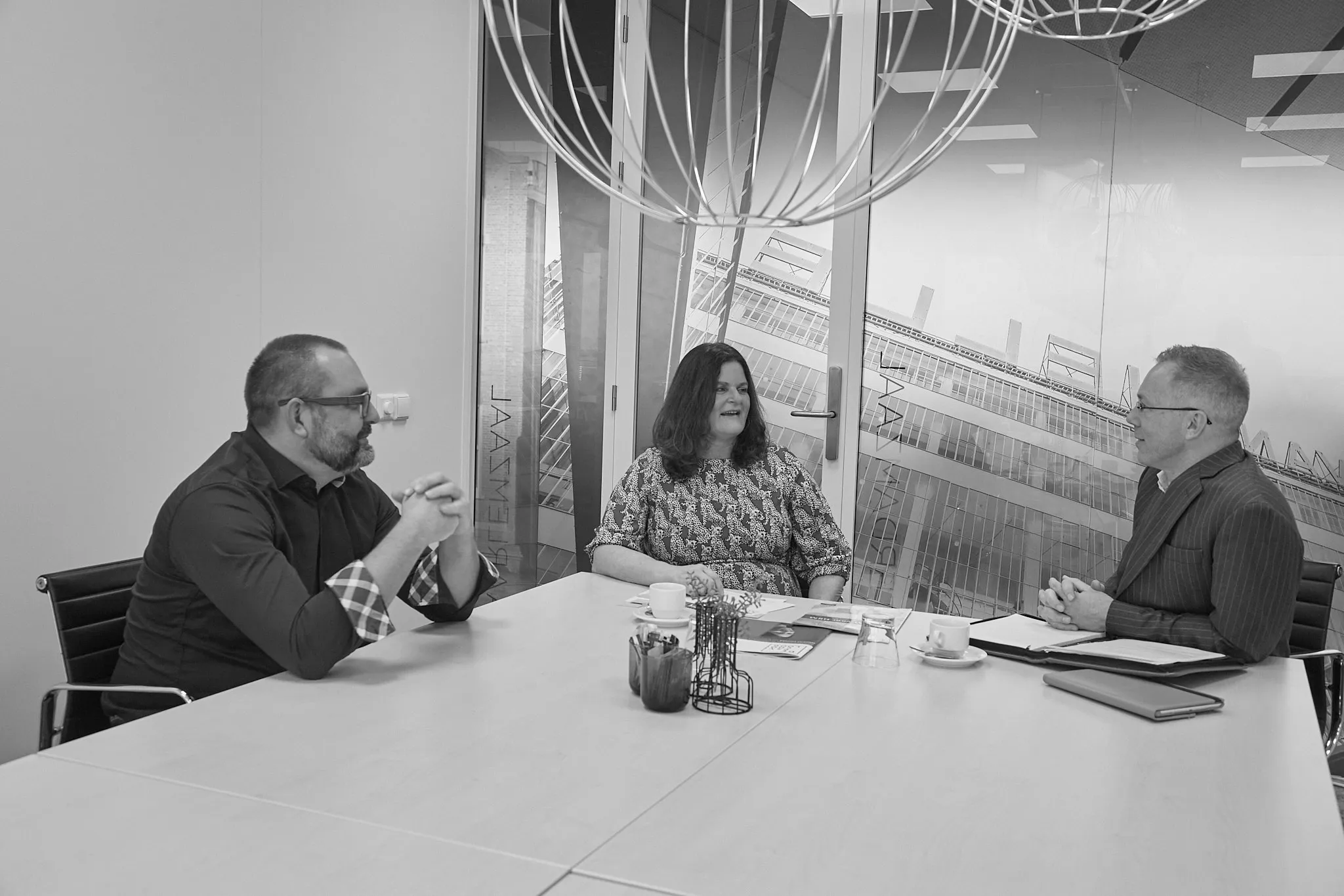 Coachgesprek tussen twee mensen