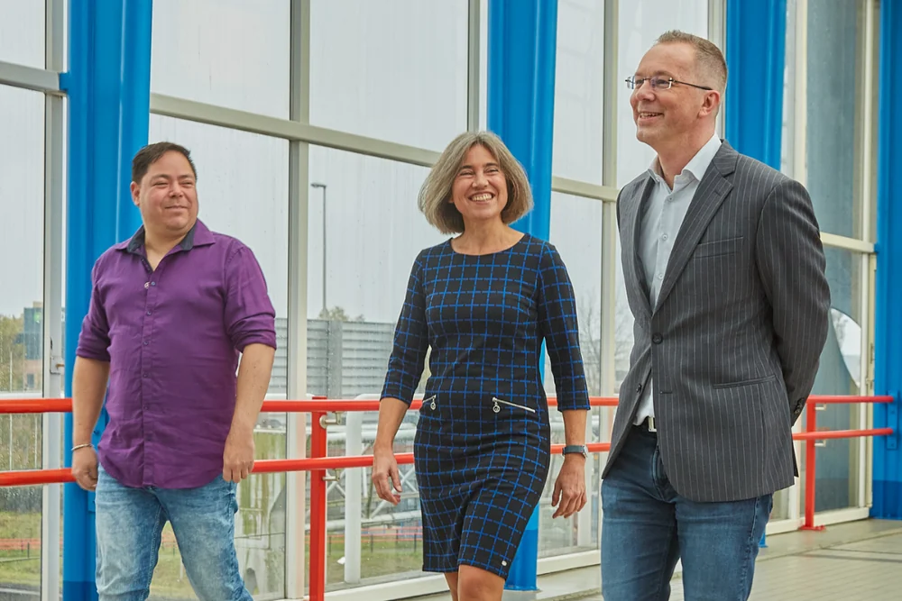 Pascal, Madelon en Michael in gesprek